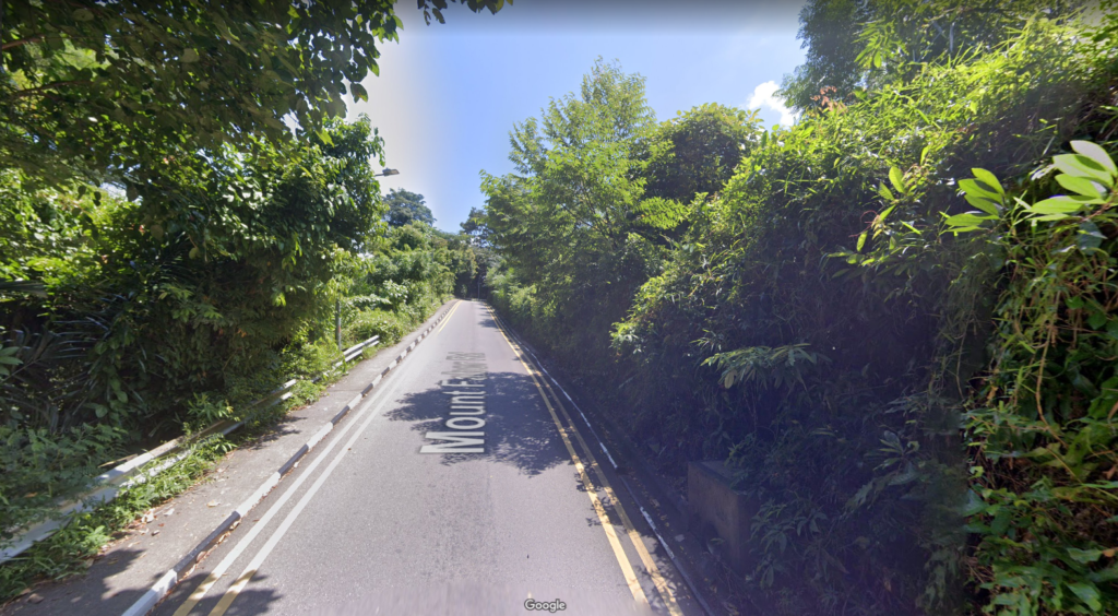 Mount Faber Road leading to Mount Faber point