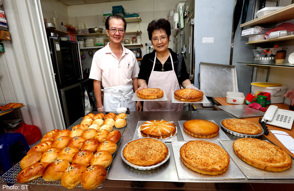 Assortment of pies at Donna Manis Cake Shop