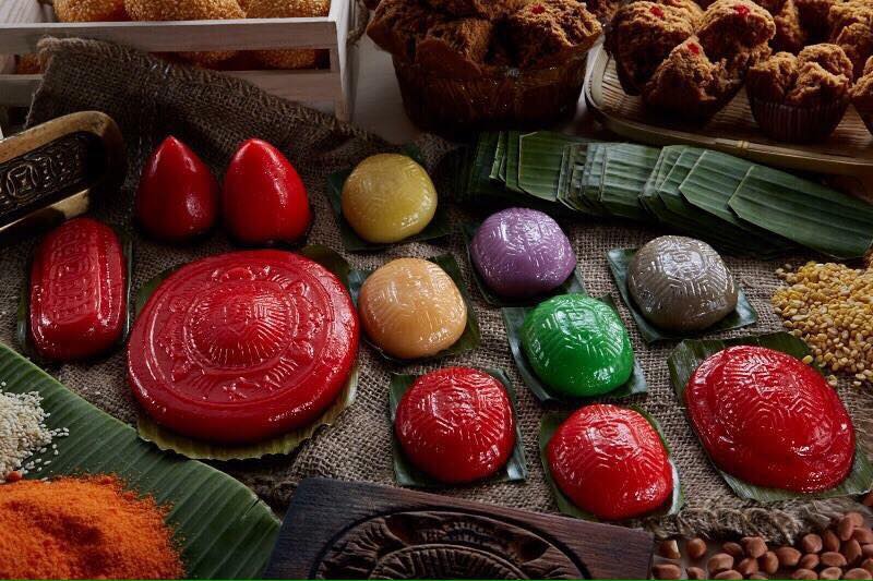 Assortment of ang ku keh by Ji xiang confectionery