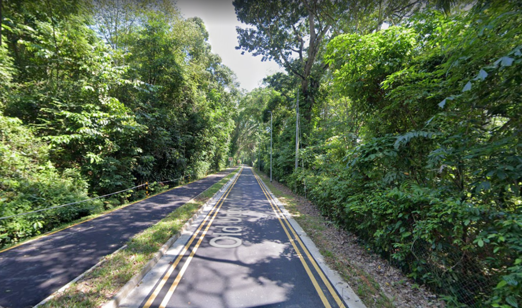 Steep slope at old thomson road